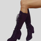 Lena - Ženske Čizme s Udobnom Petom