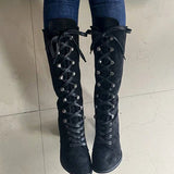 Lena - Ženske Čizme s Udobnom Petom