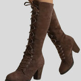 Lena - Ženske Čizme s Udobnom Petom