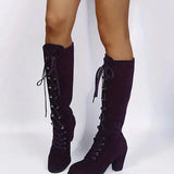 Lena - Ženske Čizme s Udobnom Petom