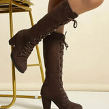 Lena - Ženske Čizme s Udobnom Petom