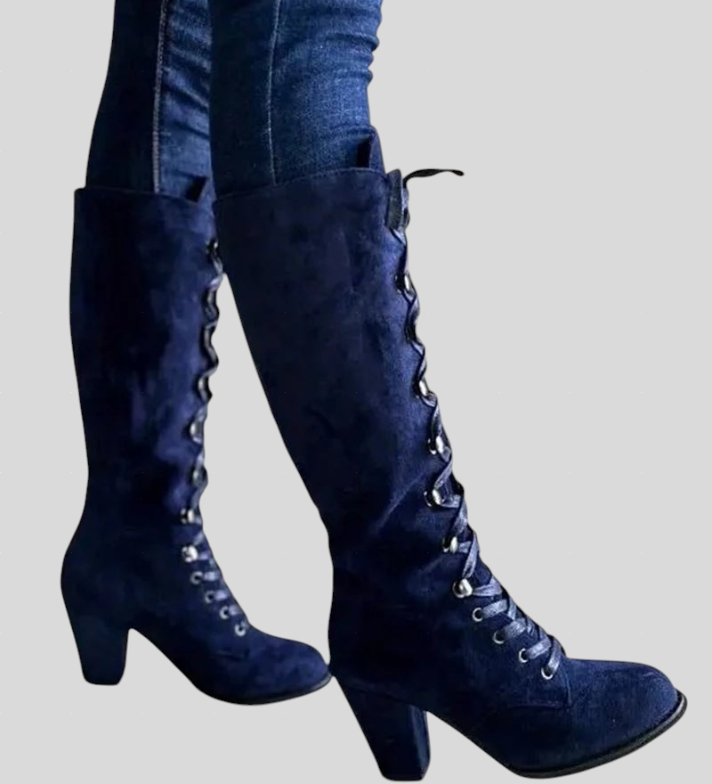 Lena - Ženske Čizme s Udobnom Petom