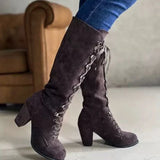 Lena - Ženske Čizme s Udobnom Petom
