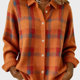 Victoria - Retro Karirana Pulover