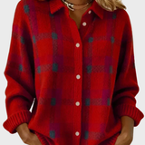 Victoria - Retro Karirana Pulover