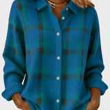 Victoria - Retro Karirana Pulover