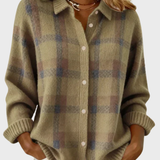 Victoria - Retro Karirana Pulover