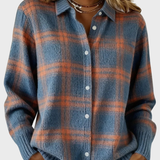 Victoria - Retro Karirana Pulover