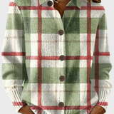 Victoria - Retro Karirana Pulover