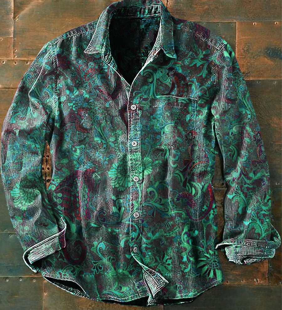 Stylish Retro Cvjetna Košulja