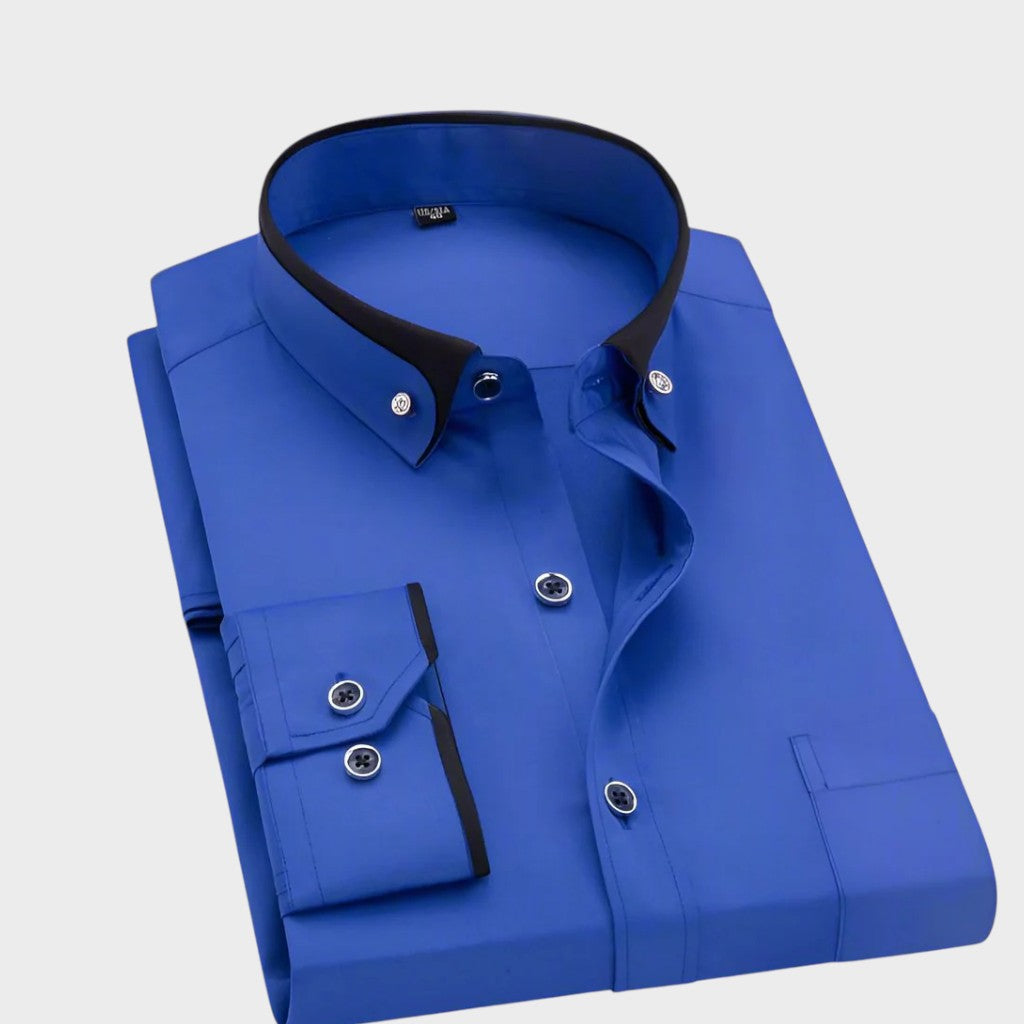 Iver - Klasična Košulja s Dugim Rukavima