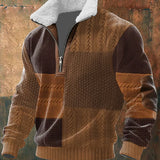 Marcus – džemper s krznenim ovratnikom