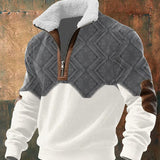 Nick – džemper s patentom i krznenim ovratnikom