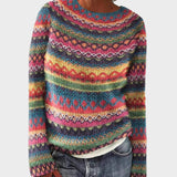 Iva - Udobni Retro Pulover