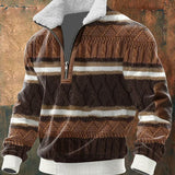 James – džemper s patentom i krznenim ovratnikom