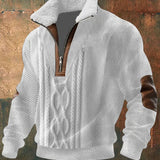 jack – džemper s patentom i krznenim ovratnikom