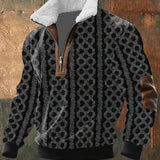 Marco – džemper s patentom i krznenim ovratnikom