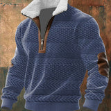 Jacob – džemper s patentom i krznenim ovratnikom