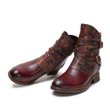 Retro oslikane ravne cipele