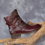 Retro oslikane ravne cipele