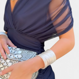 Alondra™ | Duga cvjetna haljina s V-izrezom