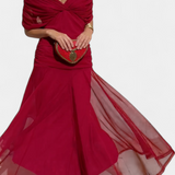 Alondra™ | Duga cvjetna haljina s V-izrezom