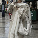 Elegantni ženski zimski šal