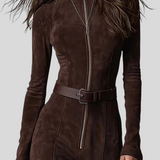 Cataina - Vintage Duga Haljina S Remenom