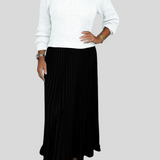 Claudia - Plisirana Haljina s Puloverom