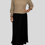 Claudia - Plisirana Haljina s Puloverom