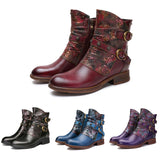 Retro oslikane ravne cipele