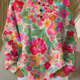 Maja | Mekani džemper s šarenim cvjetovima