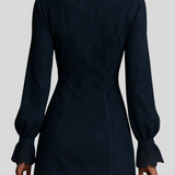 Delfine - Mini Haljina Od Antilopa S Čipkom