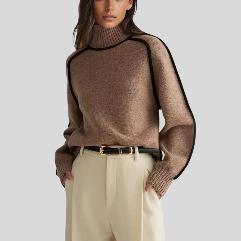 Aizel - Pulover S Rol-Ovratnikom