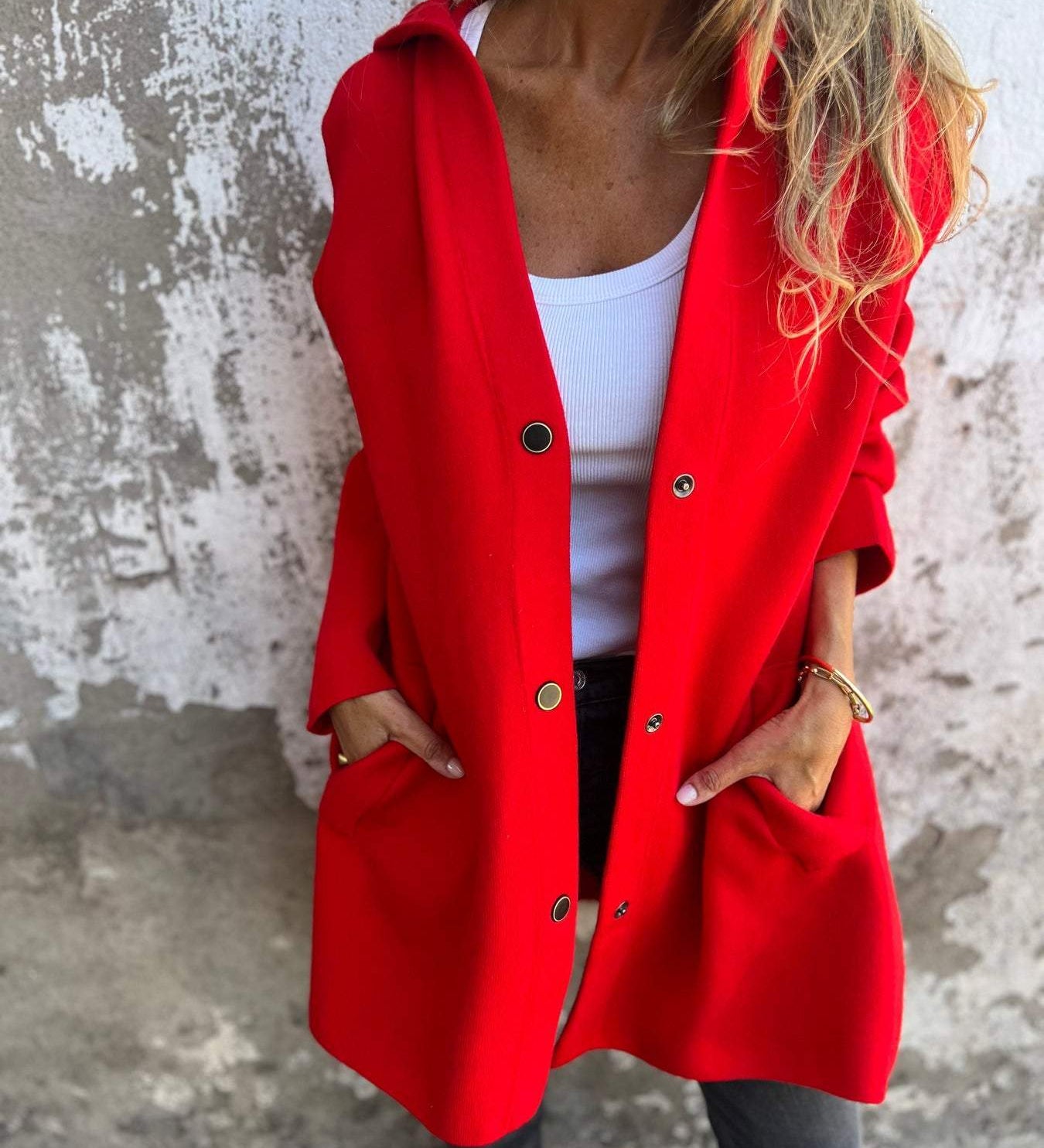 Lucija - Casual Cardigan s Kapuljačom