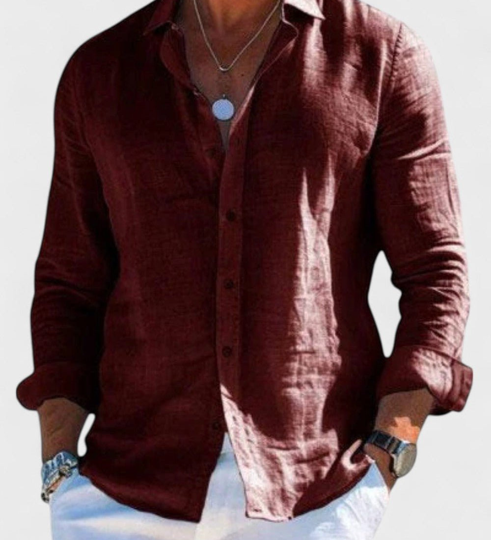 Dennis - Casual košulja od lanene tkanine za muškarce