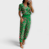 Božidarka - Elegantni komplet s majicom i hlačama