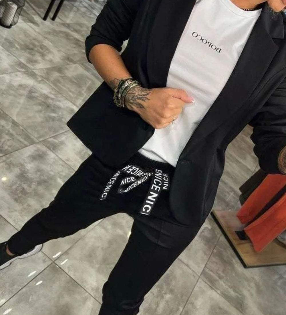 Fenna™ | Opušteni jednobojni dvodijelni set za žene