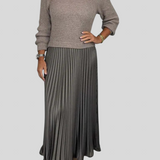 Claudia - Plisirana Haljina s Puloverom