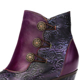 Ručno šivane cvjetne čizmice retro stila