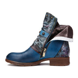 Retro oslikane ravne cipele