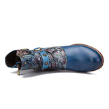 Retro oslikane ravne cipele