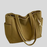 Tilda - Rebrasta torbica s detaljem od konopa